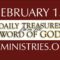 February 15 -Daily Treasures Ministries