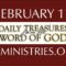 February 17 -Daily Treasures Ministries