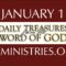 January 1 -Daily Treasures Ministries