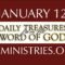 January 12 -Daily Treasures Ministries