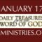 January 17 -Daily Treasures Ministries