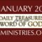 January 20 -Daily Treasures Ministries