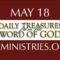 May 18 -Daily Treasures Ministries