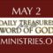 May 2 -Daily Treasures Ministries