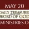 May 20 -Daily Treasures Ministries