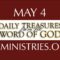 May 4 -Daily Treasures Ministries