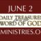 June 2 -Daily Treasures Ministries