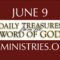 June 9 -Daily Treasures Ministries