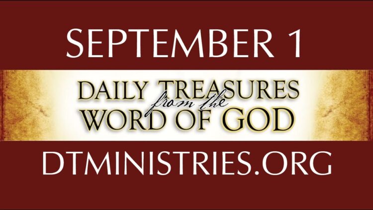 September 1 -Daily Treasures Ministries