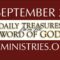 September 2 -Daily Treasures Ministries