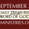 September 3 -Daily Treasures Ministries