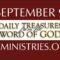 September 9 -Daily Treasures Ministries